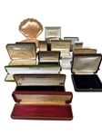 (17) Group of Vintage Jewelry Boxes
