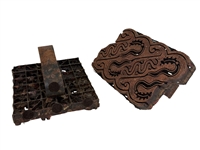 Pair of Copper Batik Stamps