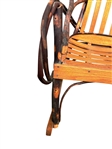 Rustic Hickory Wood Rocker