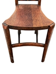Unique Arts and Crafts Chair, Ornate Carvings