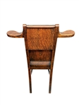 Unique Arts and Crafts Chair, Ornate Carvings