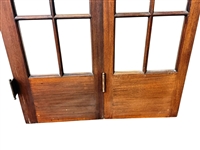 Pair French Double Doors with Beveled Glass
