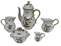 (5) Pieces of Herend Rothschild Bird