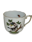 Herend Rothschild Bird Tea Cups and Saucers, Side Plates
