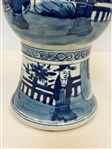 Blue and White Gu Form Beaker Vase Kangxi Qing Dynasty