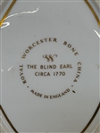 The Blind Earl Royal Worcester Oval Shallow Bowl