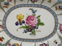 Paris Royal Peint a' la Main Oval Serving Bowl