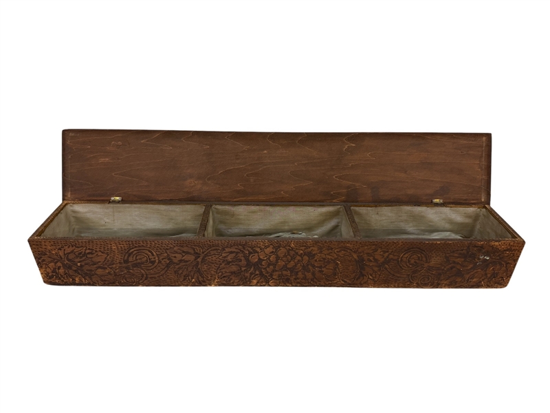 Flemish 3 Section Carved Art Box