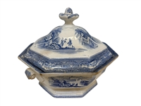 Group of Transferware; Alleghany, Meakin, Wedgwood: 