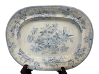 (6) Transferware Platters; Clementson, Spode, Florentine, Heath