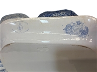 (6) Transferware Platters; Clementson, Spode, Florentine, Heath