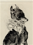 Miniature Pinscher Dog Engraving 