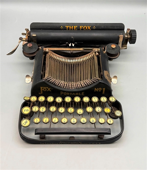 The Fox No. 1 Portable Typewriter