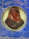 Pair Wax Bust Mary/Jesus Framed Sets