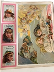 Incredible Scrapbook Filled With Turn of the Century Advertising Cards, Holiday Greetings, Black Americana
