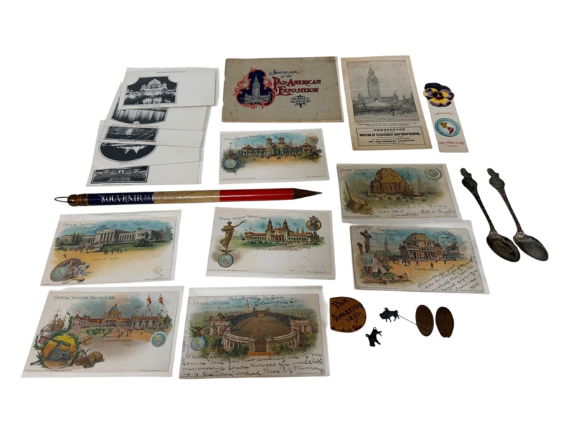 1901 Pan American Exposition Ephemera and Memorabilia.