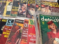 Large Group of 1930's True Detective Magazines