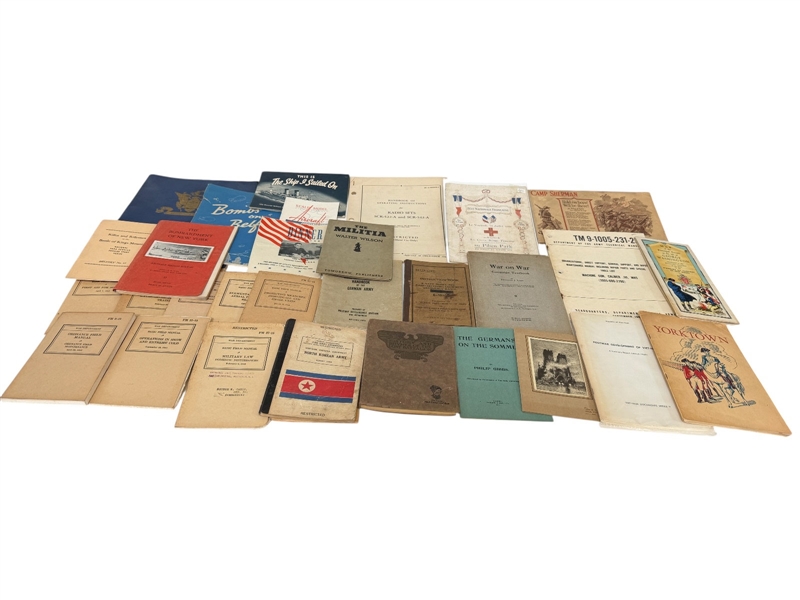Large Group of Military Guides and Ephemera From WWI-Vietnam
