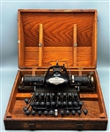 Blickensderfer No. 5 Portable Typewriter with Original Case