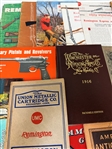 Large Gun and Ammo Related Ephemera