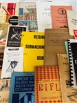 Large Gun and Ammo Related Ephemera