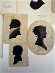 (37) Hand Cut Signed Silhouettes