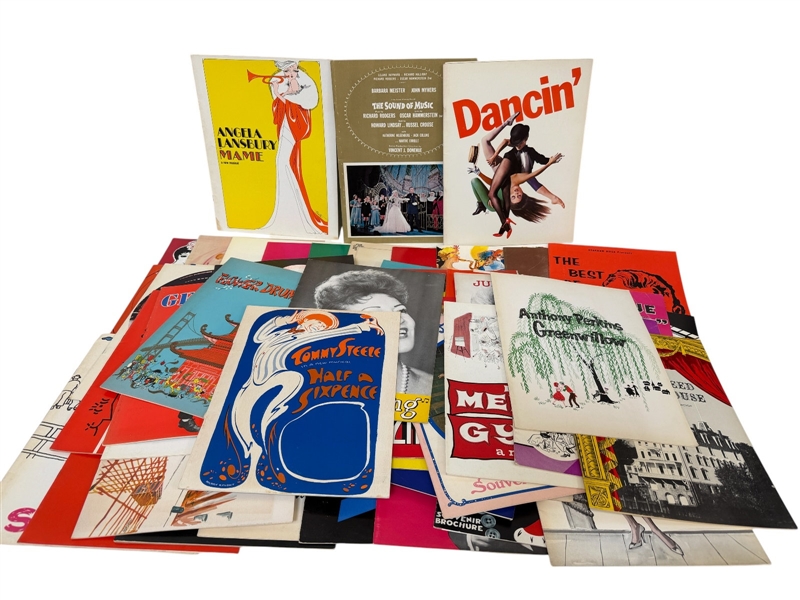 (63) Group of Musicals Programs & Booklets; Cabaret, Mamie, 42nd Street, Sound of Music and More