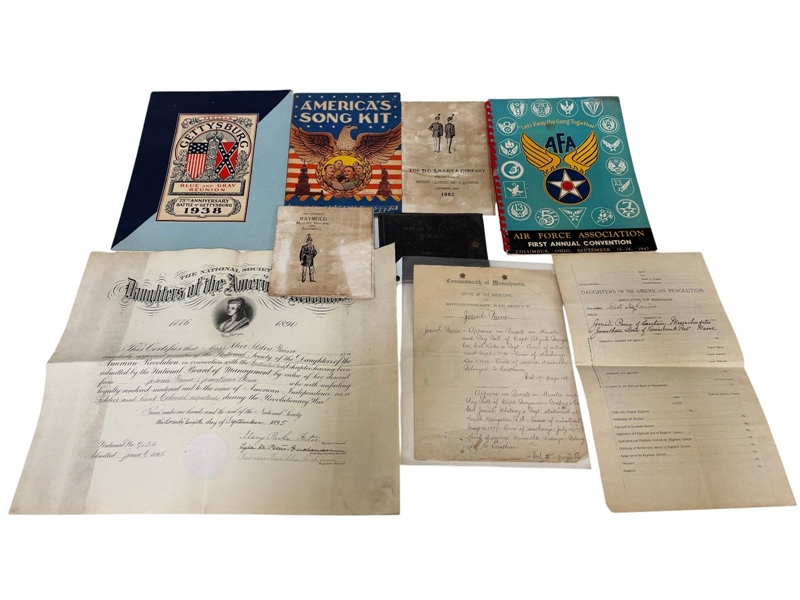 Group of Vintage Military Ephemera