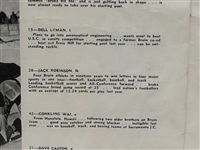 1940 UCLA Football Program With Jackie Robinson