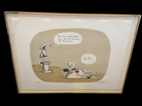 Johnny Hart B.C. Comic Art Embellished Lithograph