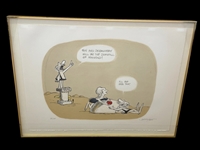 Johnny Hart B.C. Comic Art Embellished Lithograph