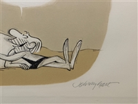 Johnny Hart B.C. Comic Art Embellished Lithograph