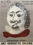 After Pablo Picasso Exhibition Poster Portraits Imaginaires