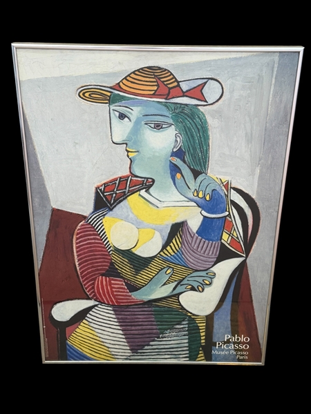 After Pablo Picasso Poster Print "Portrait of Marie-Therese Walter" Picasso Paris Museum