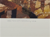 Bart Forbes New York City Marathon Participant Edition Lithograph