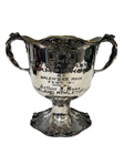 Quadruple Silverplate Amateur Skating Champion Trophy Scribner and Locht