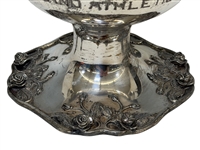 Quadruple Silverplate Amateur Skating Champion Trophy Scribner and Locht