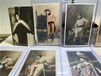 (54) Sarah Bernhardt Real Photo Postcards