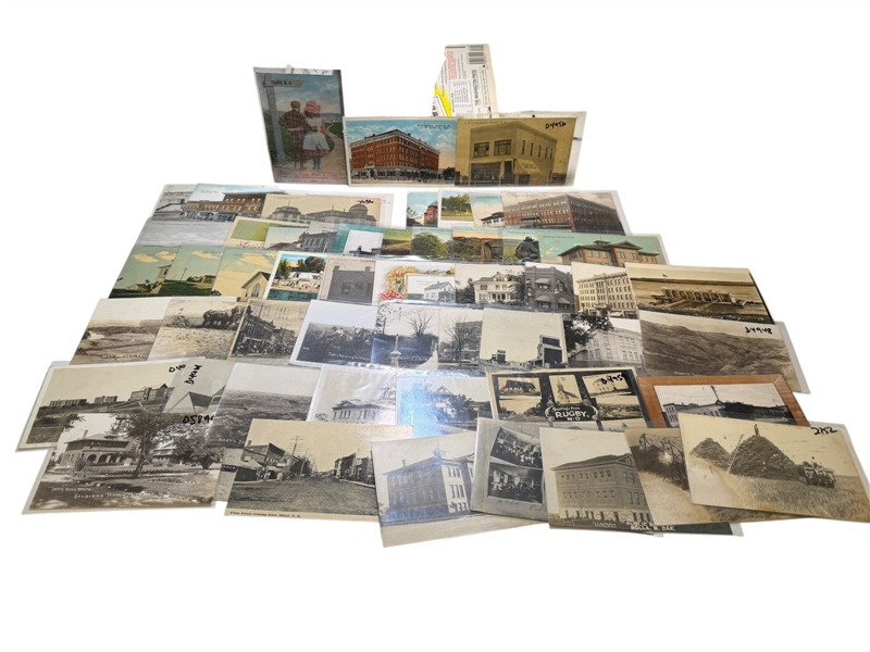 (27) Real Photo Postcards North Dakota, (25) N.D. Others