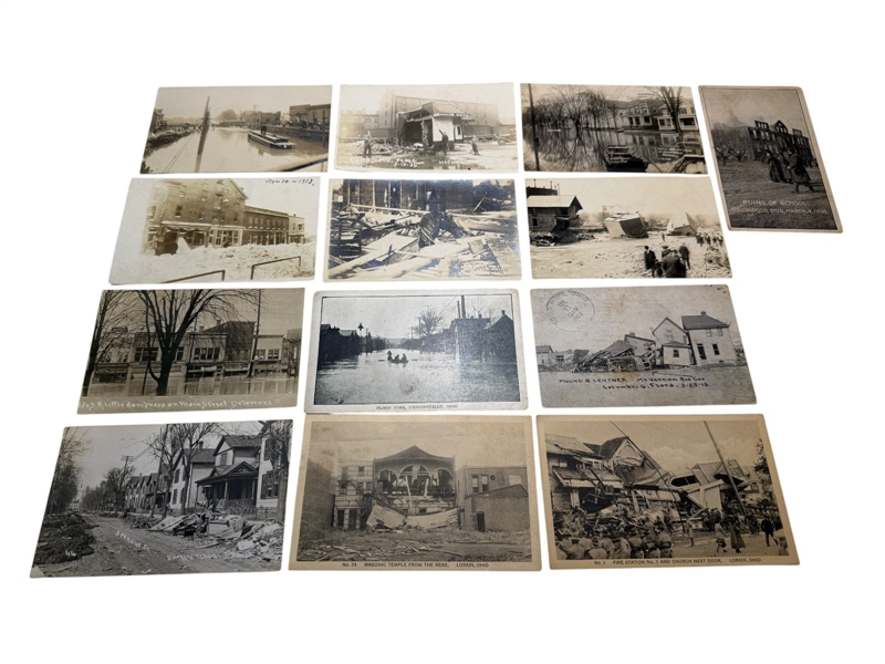 (12) Disaster Real Photo Postcards (1) Other