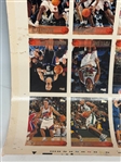 1996-1997 Topps Uncut Basketball Card Sheet Kobe Bryant Rookie Card