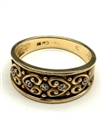 (5) 10k Gold Rings With and Without Gemstones