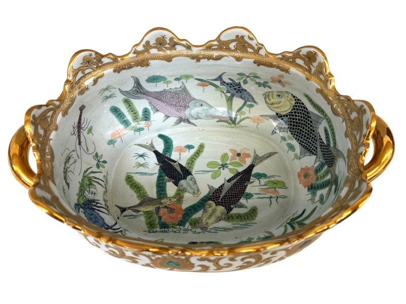 Chinese Export Porcelain Foot Basin