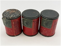 (3) Unopened Cans of Square Snuff With Original Tax Stamp