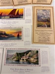 Group of Advertising Calendars; 1920's, 40's, 50's