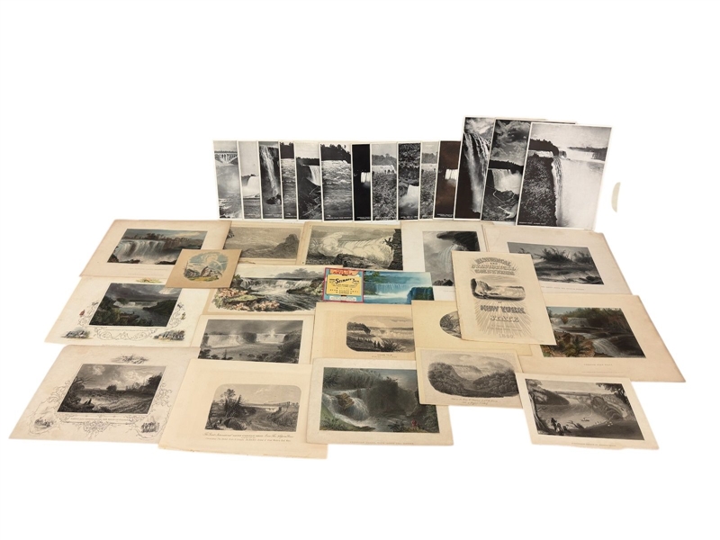 (33) Engravings, Postcards, Calendar Niagara Falls