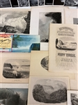 (33) Engravings, Postcards, Calendar Niagara Falls