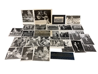 Group of Vintage Black and White Press Sports Photographs