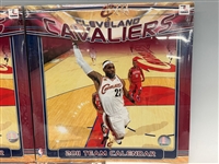 (3) 2011 Cleveland Cavaliers Error Printing Calendars