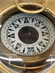 Brass Binnacle Solver and Svarrer With Bergen-Norway Compass